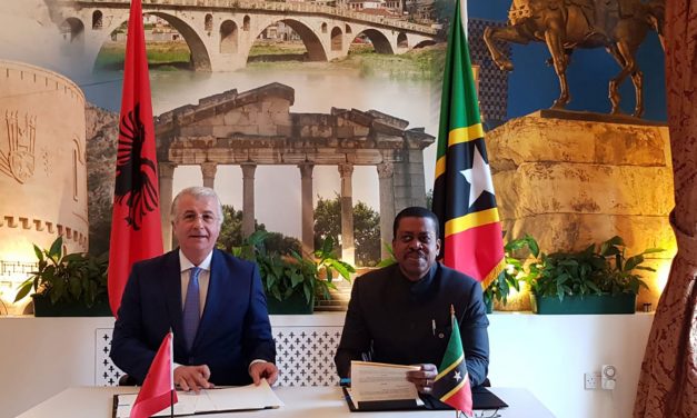 St Kitts and Nevis Signs Visa Waiver with Albania