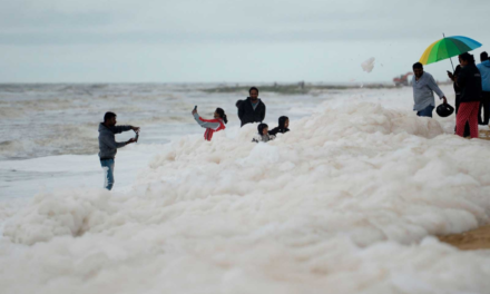 Toxic Foam Plagues India’s Most Famous Beach