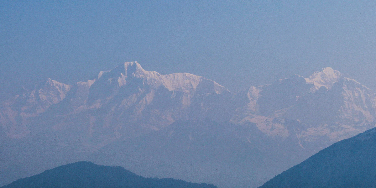 The Himalayas Are Visible for the First Time in Decades